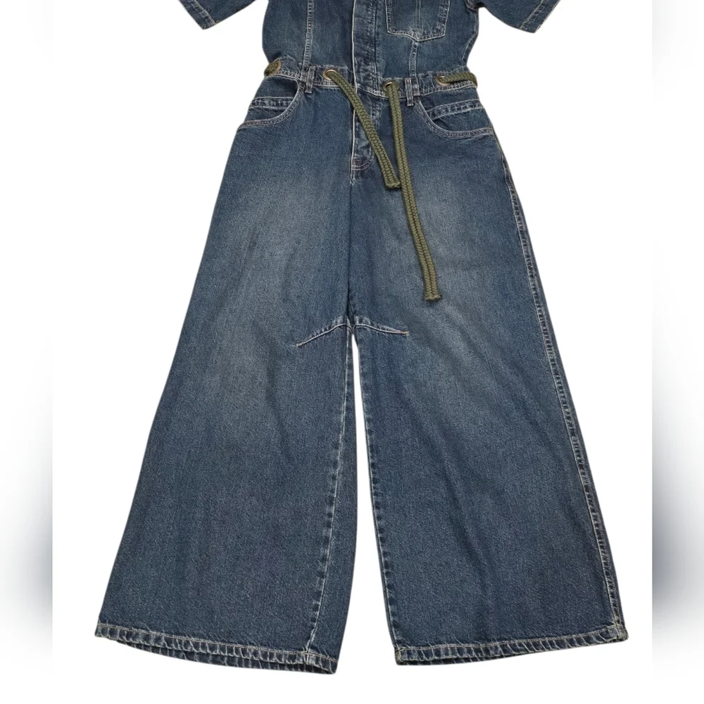 Revolve x We The Free Edison Wide Leg Coverall in Cerulean Skies - Picture 5 of 15